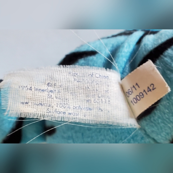 Build-A-Bear BAB Smallfry 7" Turquoise Tiger Plush Stuffed Toy w/Shirt - EUC - Picture 6 of 13